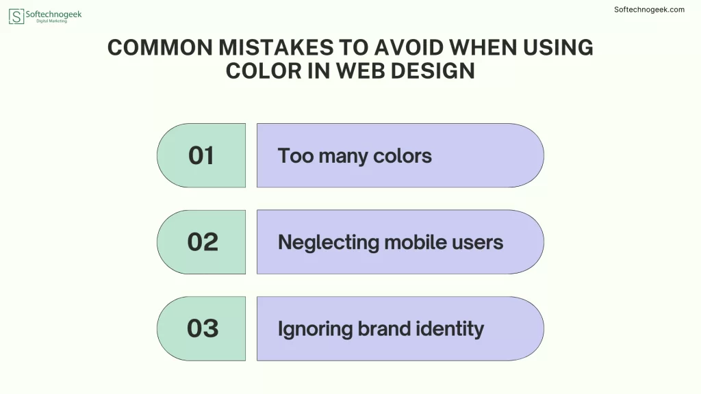 Common Mistakes to Avoid When Using Color in Web Design - Color Theory
